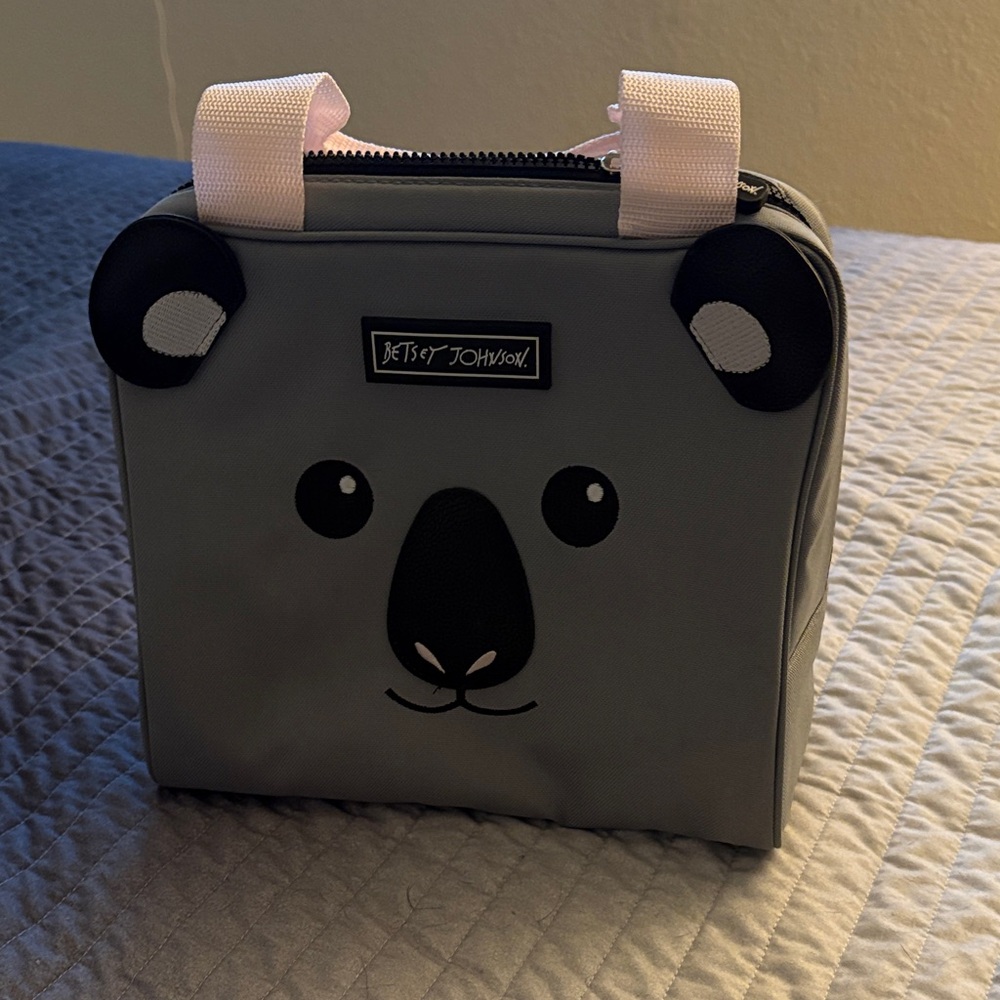 Betsey Johnson Gray Koala Kids Bag